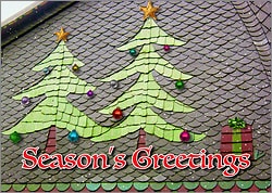 Tree Roof Christmas Card