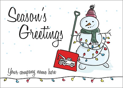 Trucking Shovel Card (Glossy White) 