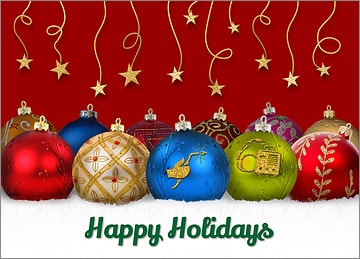 Welder Ornament Card