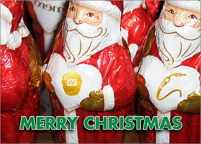Welder Santas Card