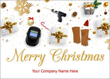 Welder Tools Christmas Card