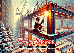 Welding Christmas Card Sleek
