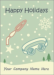 Welding Snowfall Card