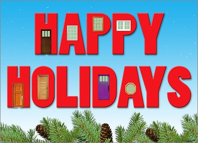 Windows And Doors Holiday Card