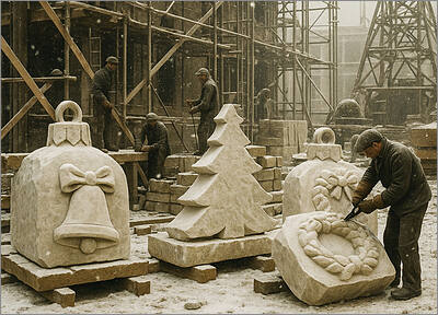 Construction Christmas Card Mason