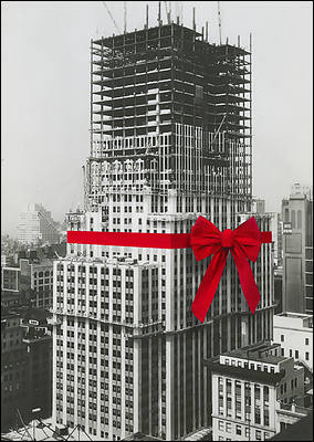 Construction Christmas Gift (Glossy White)