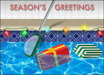 Pool Service Christmas Presents (Glossy White)